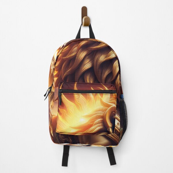 Item preview, Celestial Sun: The Sacred Lion in Gold designed and sold by HighestMind_888.