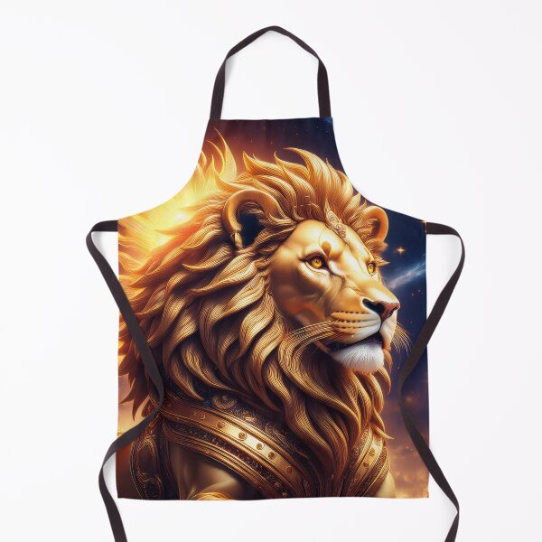 Item preview, Celestial Sun: The Sacred Lion in Gold designed and sold by HighestMind_888.