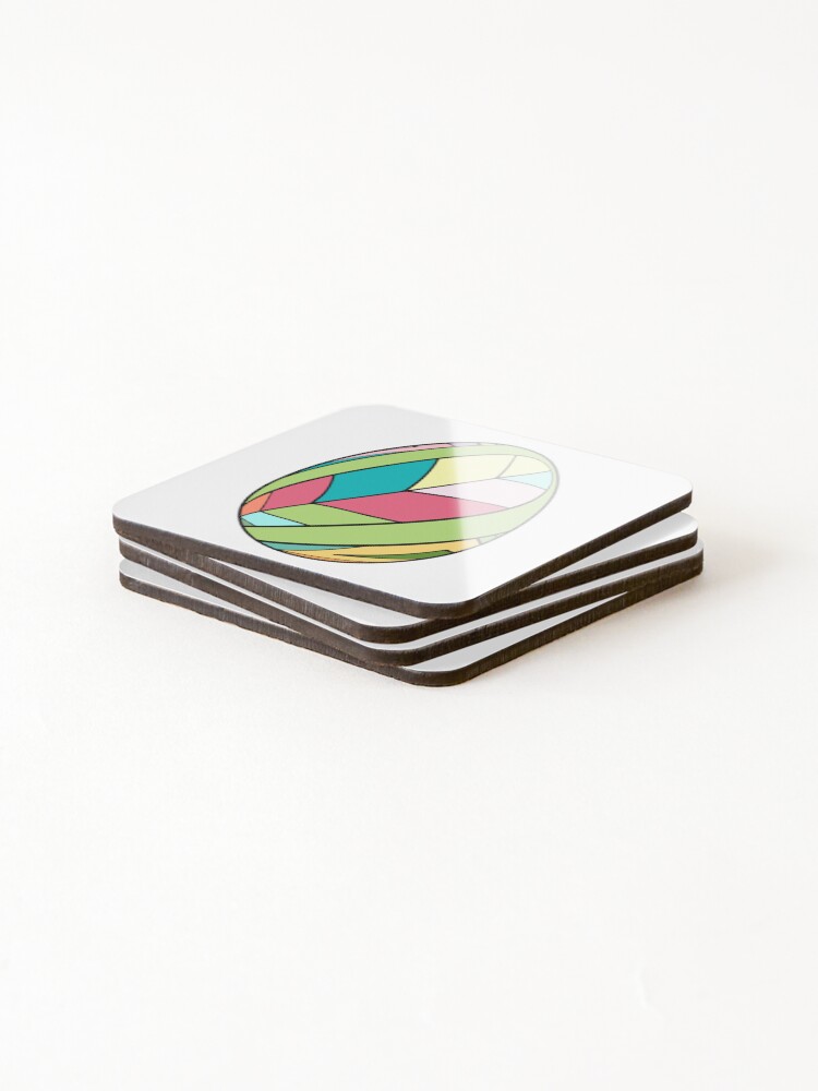 Thumbnail 4 of 5, Coasters (Set of 4), Easter egg V2 - Pattern designed and sold by RWT-Design.