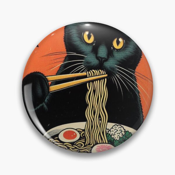 Item preview, Black Cat Ramen designed and sold by Creativnani.