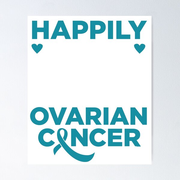 Item preview, Married to a Lady Kicking Crap Outta Ovarian Cancer designed and sold by jomadado.