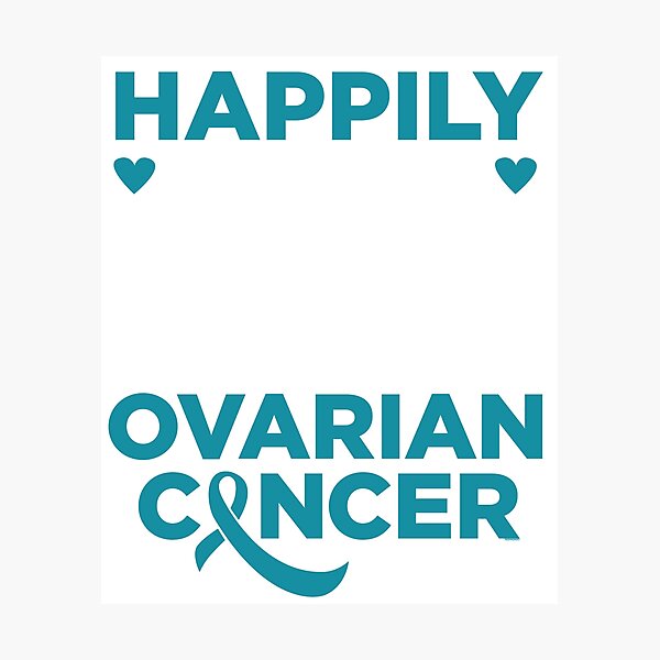 Item preview, Married to a Lady Kicking Crap Outta Ovarian Cancer designed and sold by jomadado.