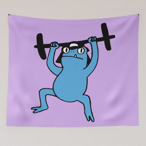 Item preview, Cool Frog Barbell Lift designed and sold by zzz888.