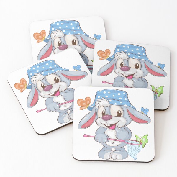 Item preview, Cartoon bunny and butterflies. designed and sold by AndreyKENO.
