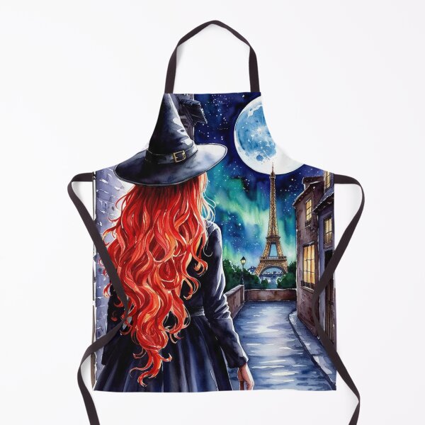 Item preview, redhair Witch in Paris Tour Eiffel designed and sold by Silvia Galliani.