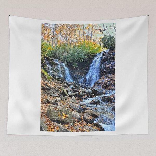 Item preview, Soco Falls Beautiful Duo Maggie Valley North Carolina Vertical designed and sold by LisaWootenPhoto.