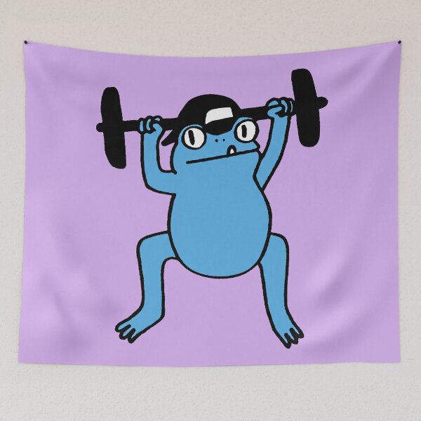 Item preview, Hip Hop Frog Overhead Press designed and sold by zzz888.