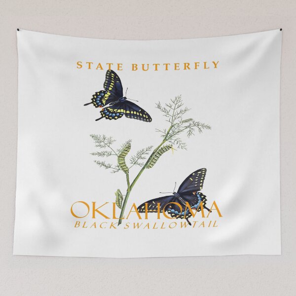 Item preview, Oklahoma Territory Butterfly The Black Swallowtail designed and sold by taiche.