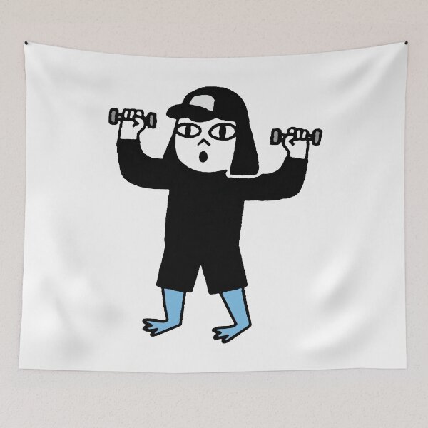Item preview, Monochrome Frog Workout designed and sold by zzz888.