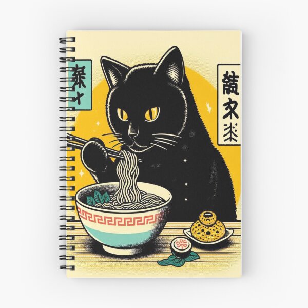 Item preview, Blackcat Ramen designed and sold by Creativnani.