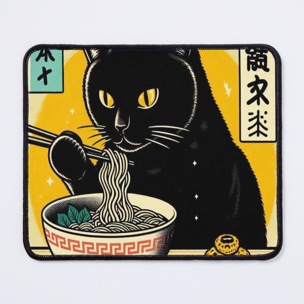 Item preview, Blackcat Ramen designed and sold by Creativnani.