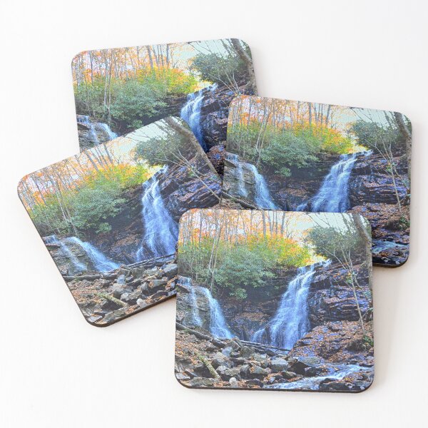 Item preview, Soco Falls Beautiful Duo Maggie Valley North Carolina designed and sold by LisaWootenPhoto.
