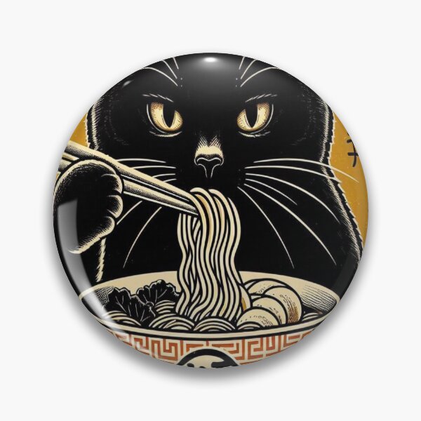 Item preview, Black Cat Ramen designed and sold by Creativnani.
