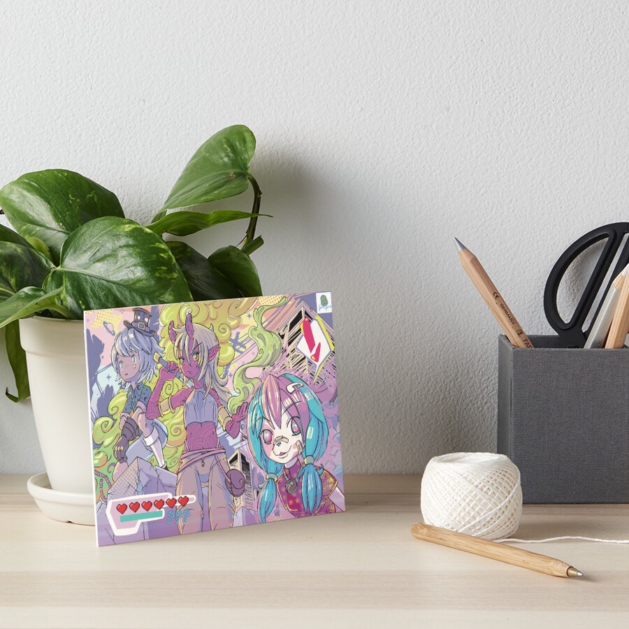 Item preview, Art Board Print designed and sold by gorogoroartsy.