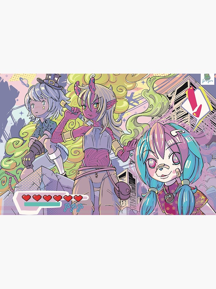 Thumbnail 4 of 4, Zipper Pouch, Attack squad! designed and sold by gorogoroartsy.