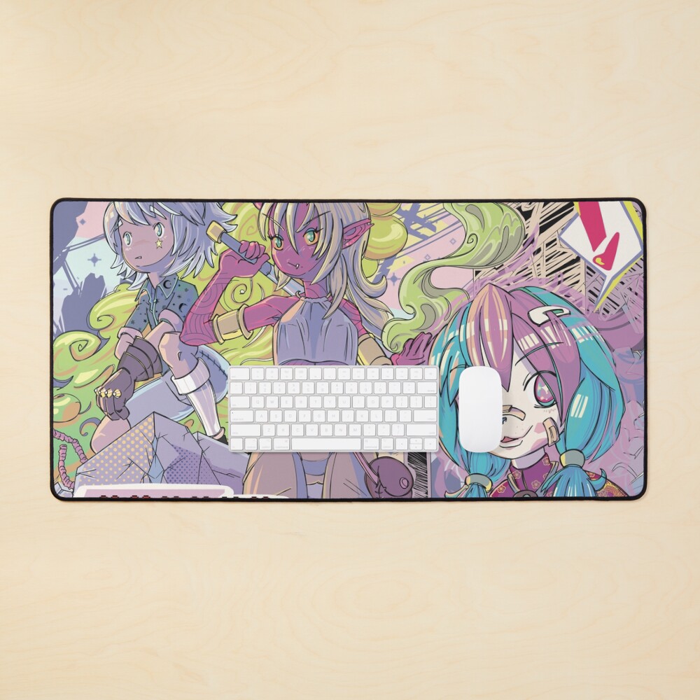 Item preview, Desk Mat designed and sold by gorogoroartsy.