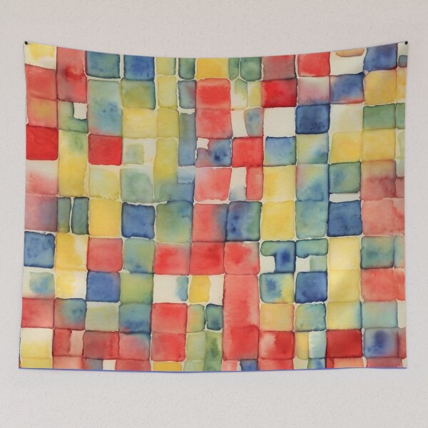 Item preview, Potato print: watercolor patterns with charm designed and sold by MoxisWatercolor.