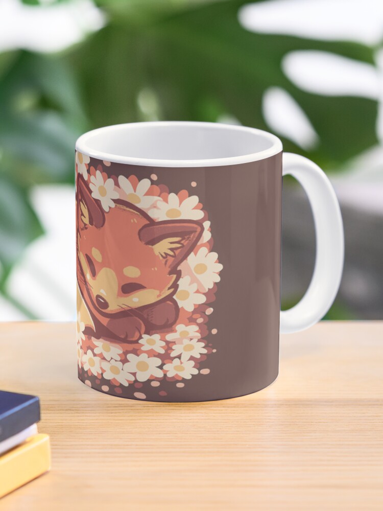 Thumbnail 1 of 6, Coffee Mug, Daisy Spring Fox designed and sold by TechraNova.
