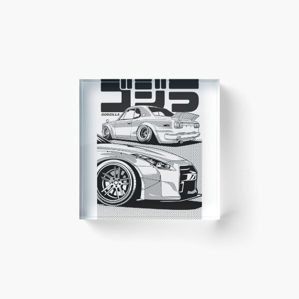 Item preview, Godzilla Evolution – The Legacy of Nissan Performance designed and sold by Not Hugo.