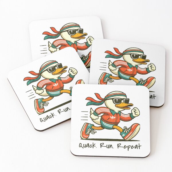 Item preview, Funny Duck Sport Wear Retro Style designed and sold by Panda Creative Studio.