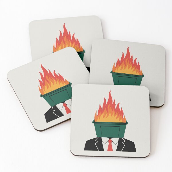 Item preview, Burning Business Man is a Dumpster Fire designed and sold by SubtleSplit.