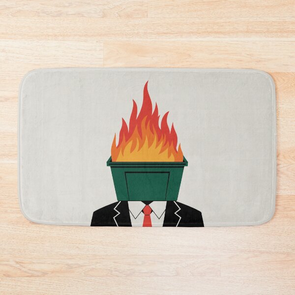 Item preview, Burning Business Man is a Dumpster Fire designed and sold by SubtleSplit.