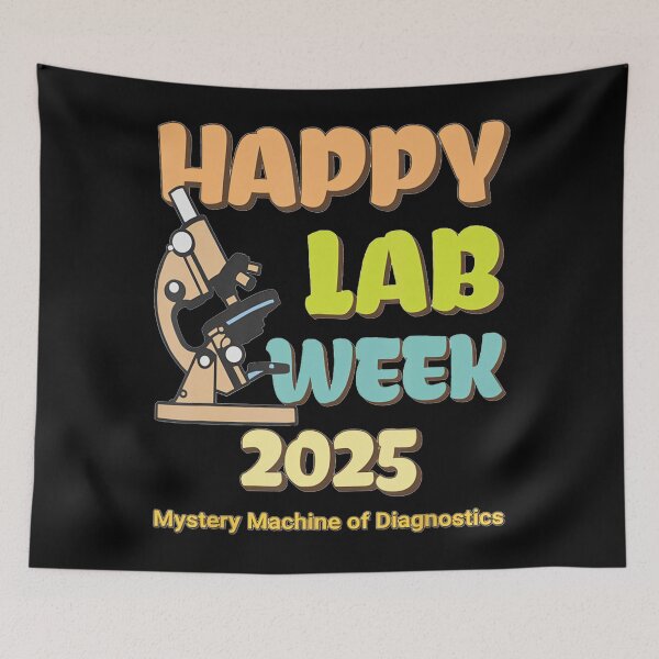 Item preview, Happy Lab Week 2025 Of Diagnostics Lab Tech designed and sold by Vincent-Cloud.