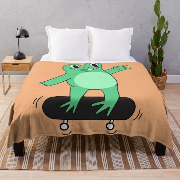 Item preview, Radical Frog Skateboarder designed and sold by zzz888.