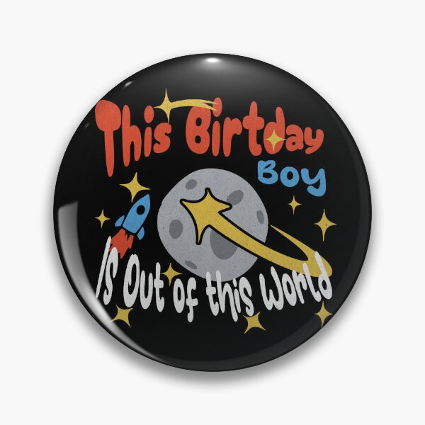 Item preview, Boys Birthday Astronaut Space Birthday Boy Out of the World designed and sold by chrisrivait.