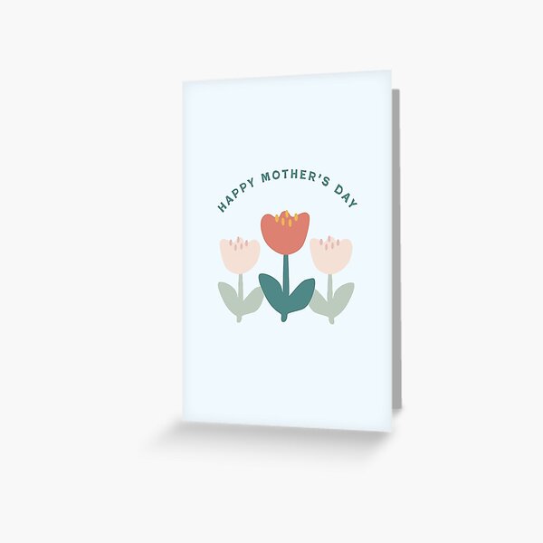 Item preview, Happy Mother's Day Tulips Card designed and sold by mintandmabel.