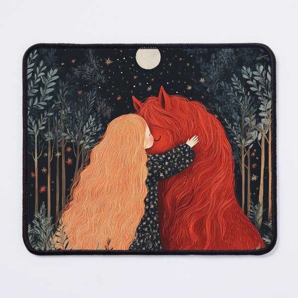 Item preview, Little girl with horse illustration designed and sold by Julia Shepeleva.