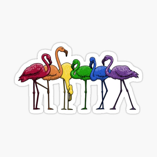 Item preview, Flamingo Rainbow designed and sold by Art by Veya.