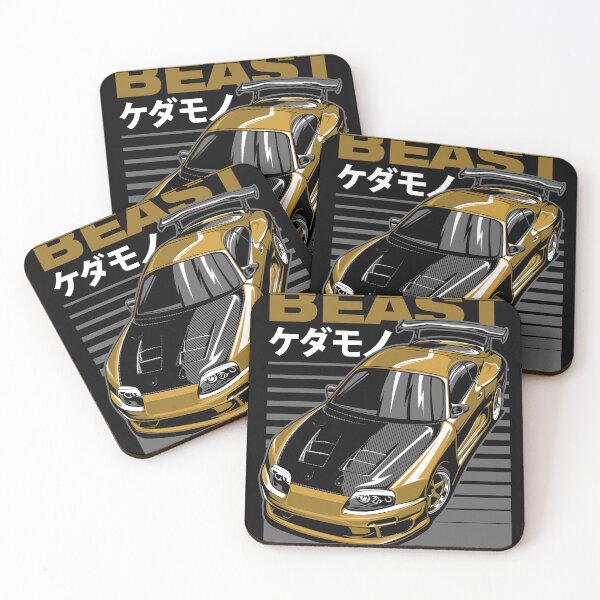 Item preview, Yellow Supra – JDM Legend in Bold Style designed and sold by Not Hugo.