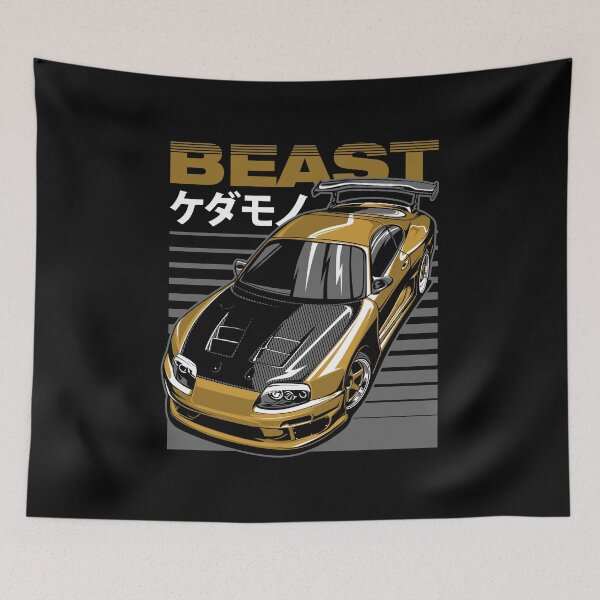 Item preview, Yellow Supra – JDM Legend in Bold Style designed and sold by Not Hugo.