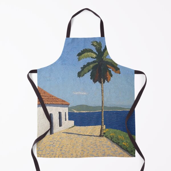 Item preview, Cuba landscape | Post-impressionist painting style designed and sold by ComicsFactory.