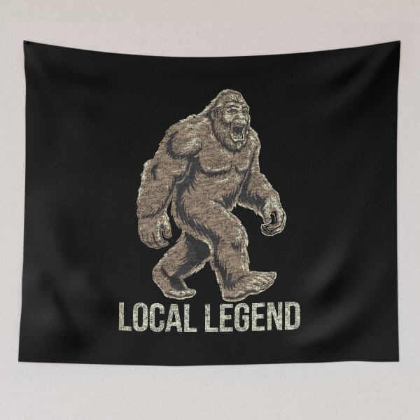 Item preview, Hilarious Bigfoot "Local Legend" Vintage  – Distressed Sasquatch Design designed and sold by paulo silveira.