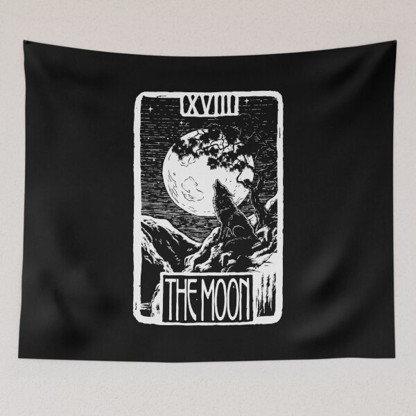 Item preview, The Moon Tarot Card for Metal Music Fans designed and sold by sXe-art.