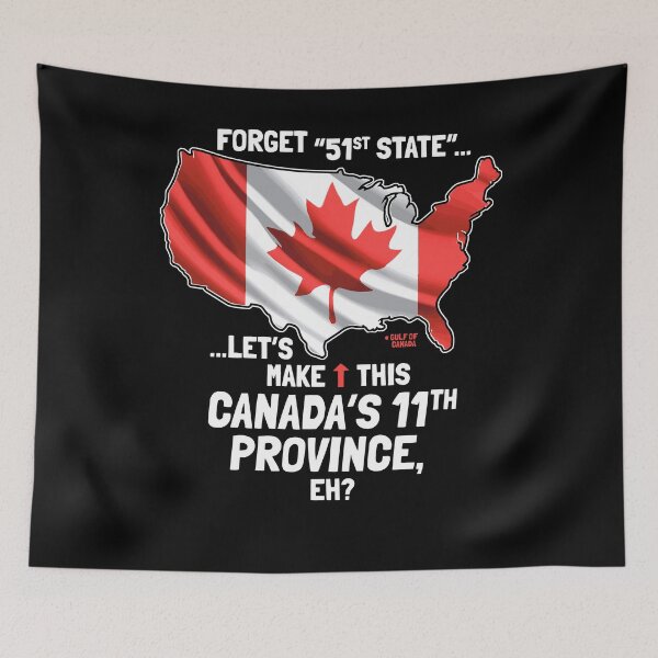 Item preview, Canada's 11th Providence, Eh? Funny USA 51st State designed and sold by Nerd Shizzle.