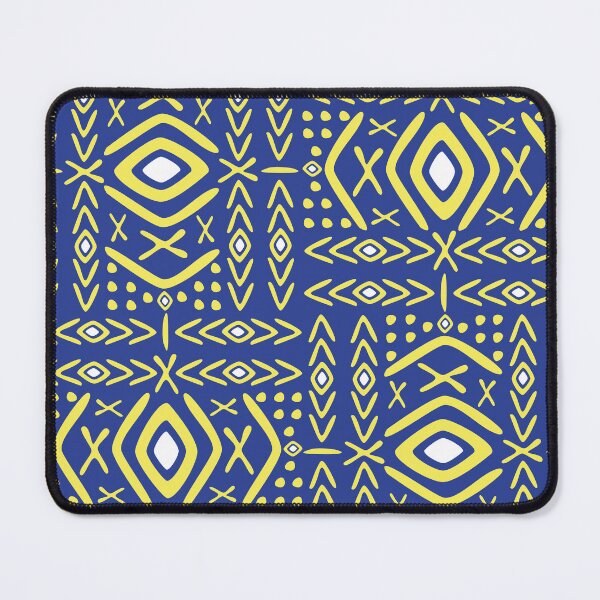 Item preview, Bogolan Traditional blue fabric designed and sold by Wolagno.