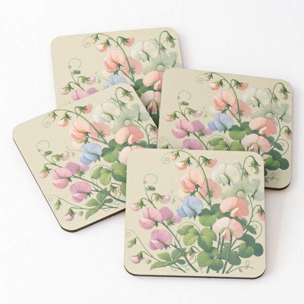 Item preview, Pastel Sweetpeas designed and sold by NatureNim.