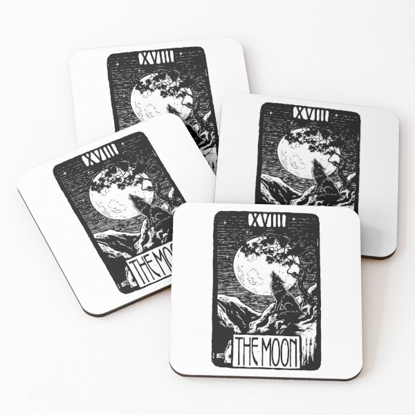 Item preview, The Moon Tarot Card for Metal Music Fans (Light Ver.) designed and sold by sXe-art.