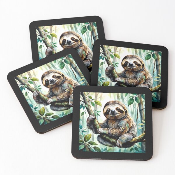 Item preview, Fluffy Cute Sloth - Bicho Preguica designed and sold by Helios Be. Lavsh.