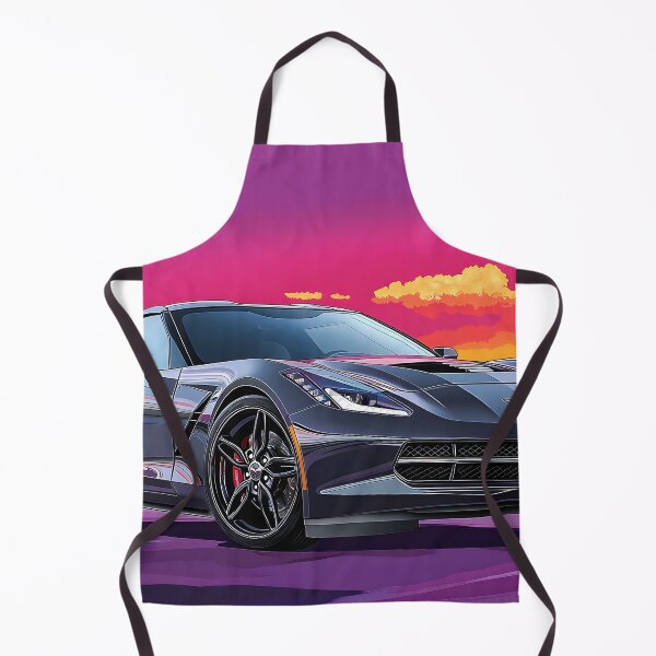 Item preview, Digital Pop Art – Gunmetal Grey Chevrolet Corvette Stingray C7 V designed and sold by AutoPopStudio.