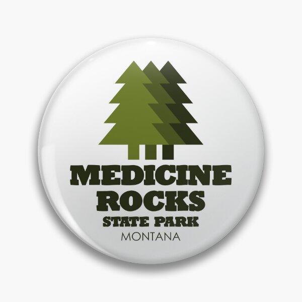 Item preview, Medicine Rocks State Park Montana designed and sold by bivenart.