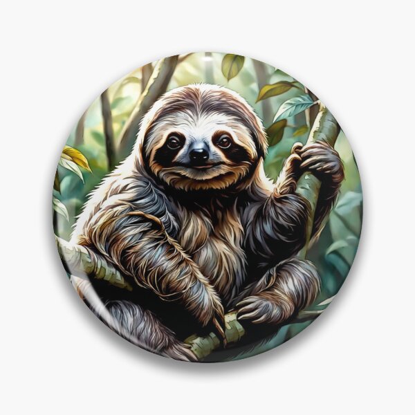 Item preview, Fluffy Cute Sloth - Bicho Preguica#1 designed and sold by Helios Be. Lavsh.