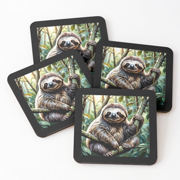 Item preview, Fluffy Cute Sloth - Bicho Preguica#1 designed and sold by Helios Be. Lavsh.
