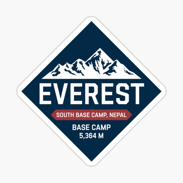 Everest Base Camp Nepal Sticker
