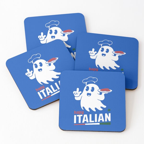 Item preview, Happy Italian Ghost with Capicola Food Art designed and sold by TeeGrit.