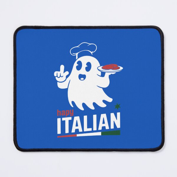 Item preview, Happy Italian Ghost with Capicola Food Art designed and sold by TeeGrit.