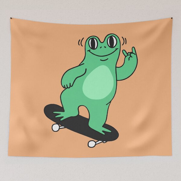 Item preview, Rock On Frog Skater designed and sold by zzz888.